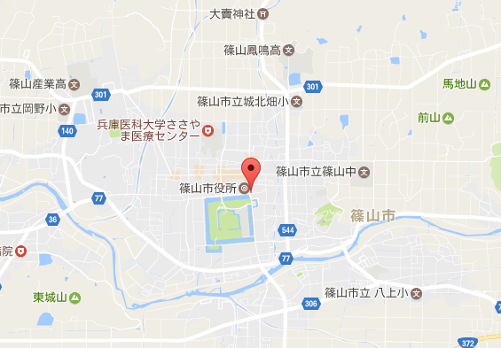篠山地図