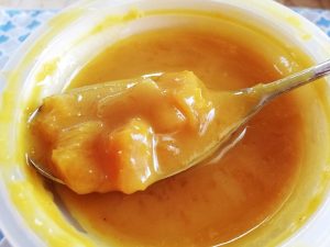 「バターナッツかぼちゃ」の具入りスープ