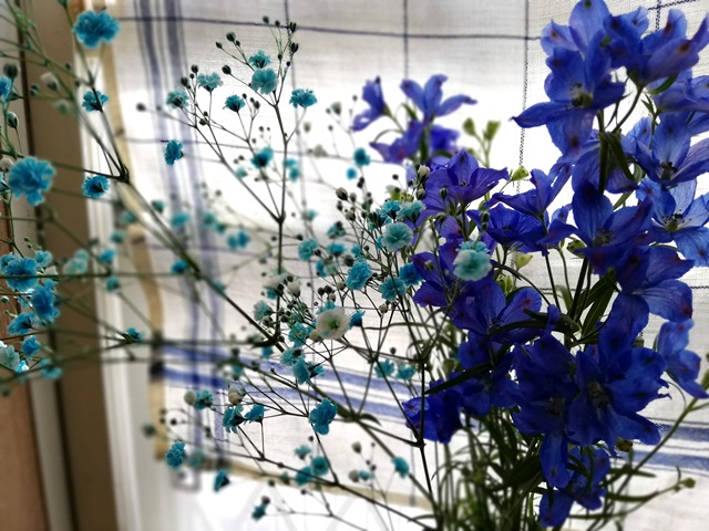 ブルーの花