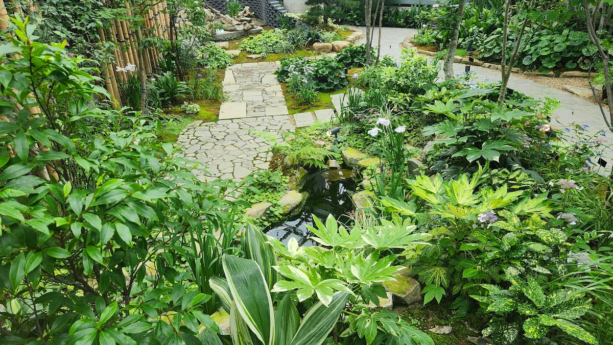 あわじ夢舞台グリーン館　和の庭園