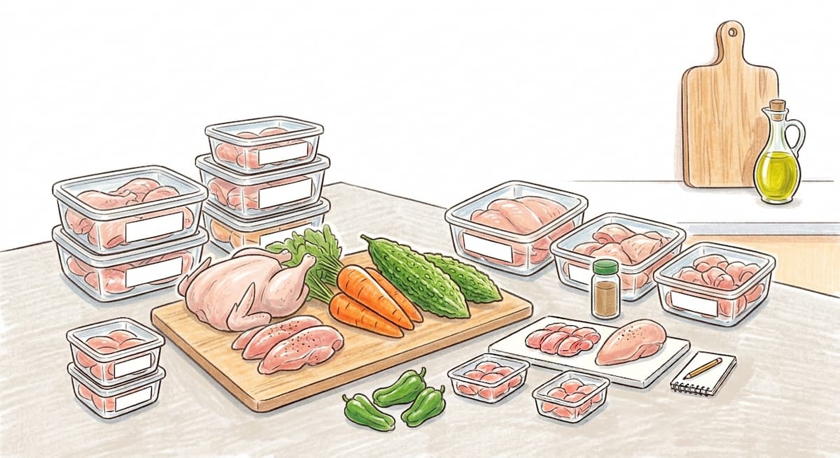 冷凍弁当やお惣菜を調理する準備用品